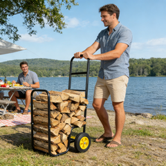 Firewood Log Cart Carrier - Wood Moving Equipment